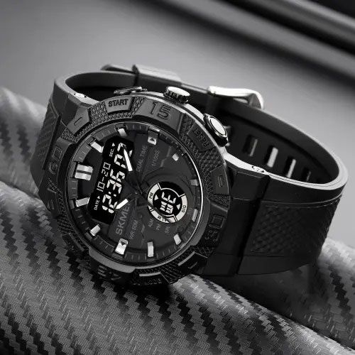 Годинник наручний чоловічий SKMEI 1881BKBK, оригінальний чоловічий годинник, брендовий чоловічий годинник | Зображення 3