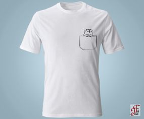 Футболка з принтом SIMON`S CAT Кишеньковий Саймон. XL