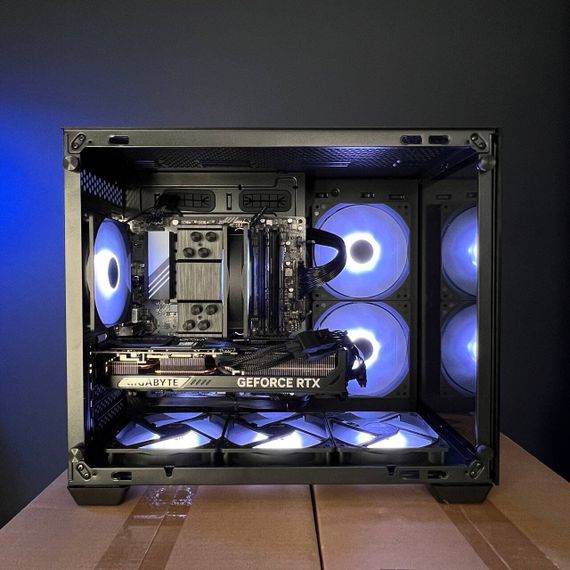 Збірка на замовлення: ігровий ПК AeroCool Dryft Mini Tower / AMD Ryzen 5 7500F (6 (12) ядер по 3,7 - 5,0 ГГц) / 32 ГБ DDR5 / 2000 ГБ SSD M.2 / nVidia GeForce RTX 5070, 12 ГБ GDDR7, 192-bit / 750 Вт | Зображення 6