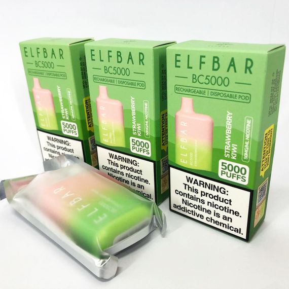 Elf Bar BC5000 смак Полуниця Ківі (Strawberry Kiwi)