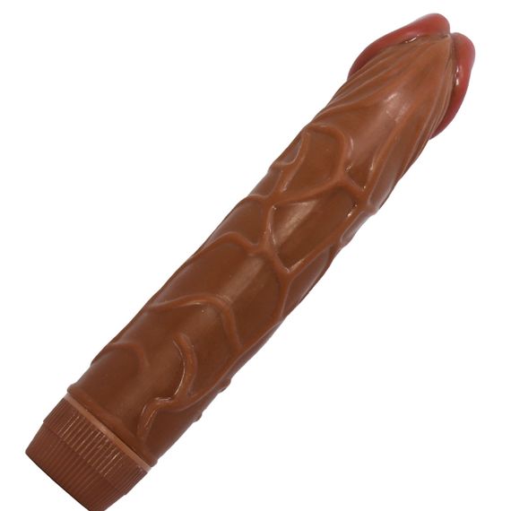 Вібратор - Barbara Bob Vibrator 8,8" Brown sexstyle | Зображення 6