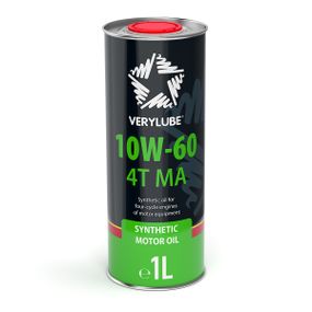 Синтетична моторна олива 10W-60 4Т MA Verylube жерстяна банка 1 л