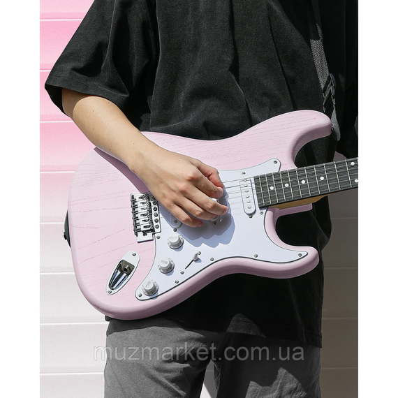 Електрогітара DONNER DST-80 Pink - (Комплект) | Зображення 4