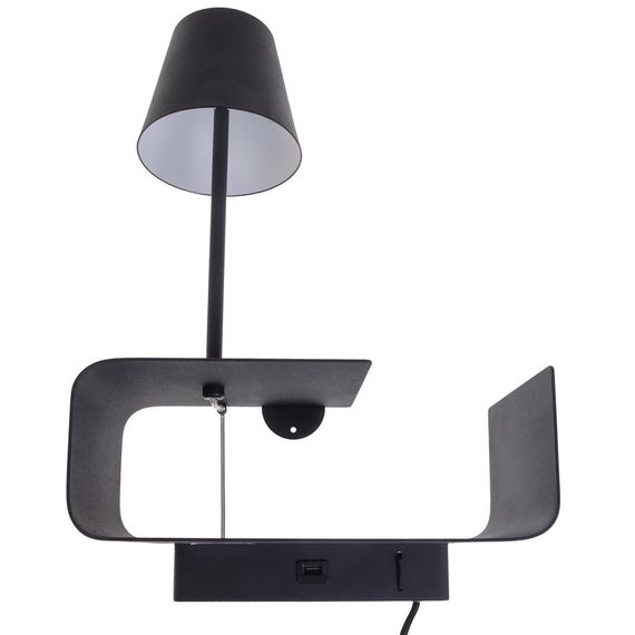 Бра-полка настенная накладная LED BL-574W/6W BK | Зображення 2