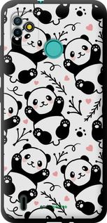 Чохол на Tecno Pop 5 BD2p Панди "4318b-2412-2448"