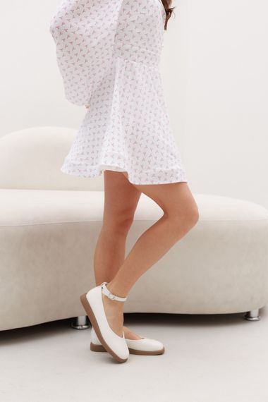 Туфлі жіночі 591551 Білі 36 37 38 39 40 41 | Зображення 7