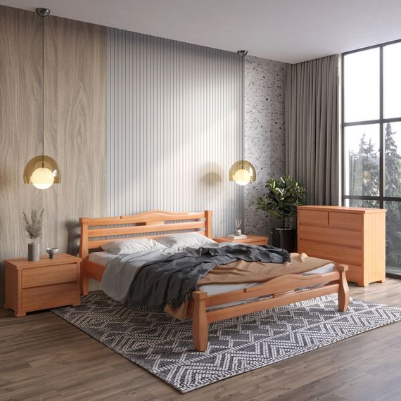 Односпальне ліжко Mebigrand Монако Яблуня 90х200 см (MBG-1838)