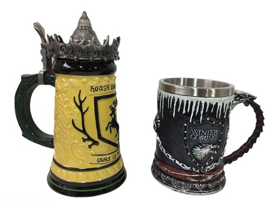 Подарунковий набір Кухоль Game Of Thrones House Герб Баратеонів Гра Престолів і Winter Is Coming Stark