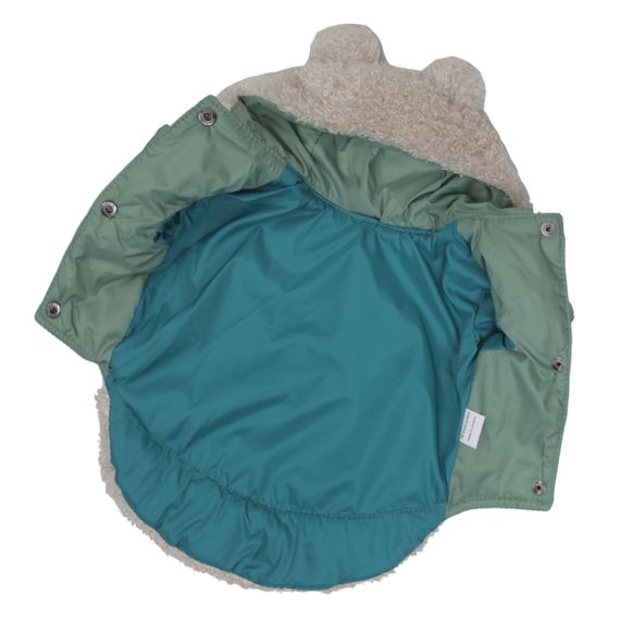 Куртка з хутром м'ята K-68 | Зображення 3