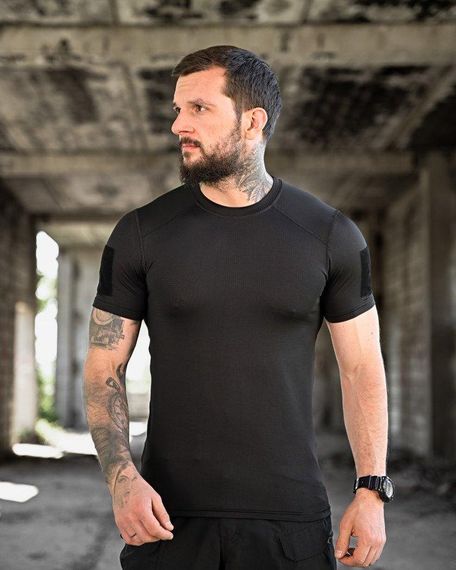 Тактична футболка, що відводить піт, samuray Cooltuch black | Зображення 6