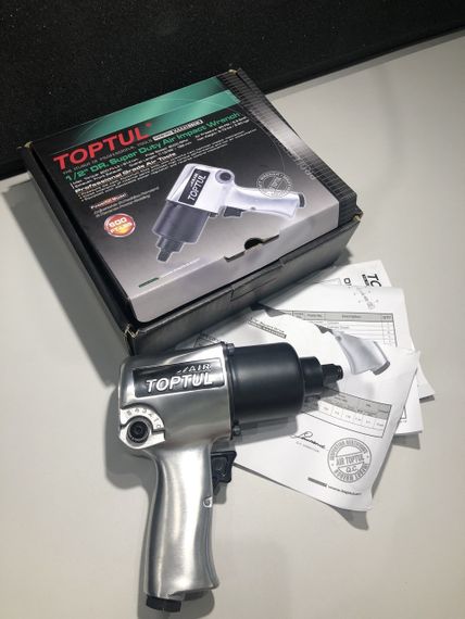 Гайковерт для автосервісу пневматичний 1/2" 814N/m 8000об/хв TOPTUL KAAA1660B | Зображення 2