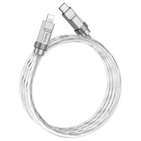 Кабель для зарядки телефона. USB Hoco U113 Solid PD20W Silicone Type-C to Lightning