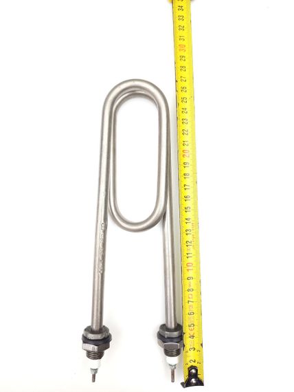 Тен 2500W D10/м16 нержавійка скрепка для води | Зображення 2