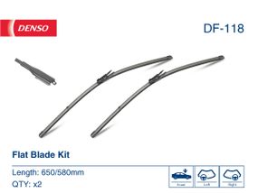 Комплект склоочисників DENSO DF-118 Flat Blade Kit 650/580 мм