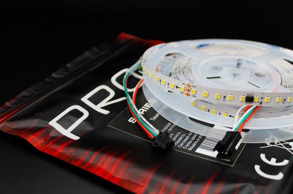 Світлодіодна LED стрічка PROLUM™ RUN 24V 2835\120 IP20 Series "SMART" Білий (5500-6000К) | Зображення 4