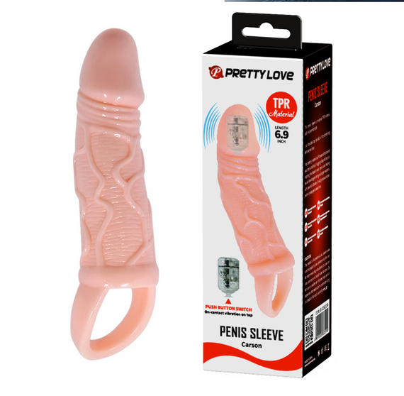 Вібронасадка для подовження CARSON Sex Aura | Зображення 1