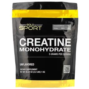 Креатин моногідрат California Gold Nutrition Creatine Monohydrate 1000g (Unflavored)