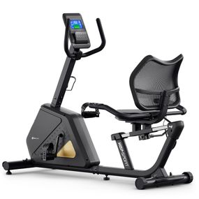 Горизонтальний велотренажер Hop-Sport HS-4500L Arkil чорно-золотистий