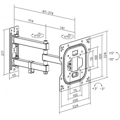 Кронштейн AGN AGN43-222P | Зображення 2