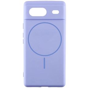 Чохол Silicone Cover Lakshmi Full Camera (AA) with Magnetic Fit для Google Pixel 7 Бузковий / Dasheen