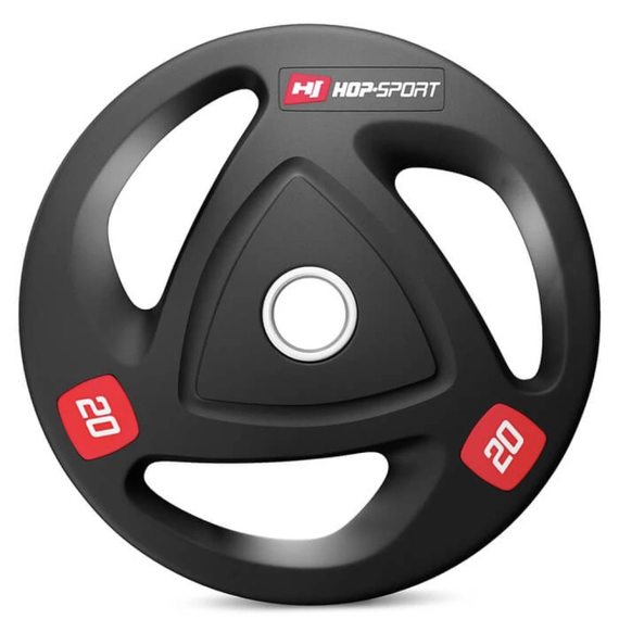 Набір дисків олімпійських Hop-Sport 2 х 20кг | Зображення 1
