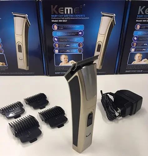 Профессиональная беспроводная машинка для стрижки волос KEMEI KM-5017 Baby Cut Off The Experts | Зображення 3