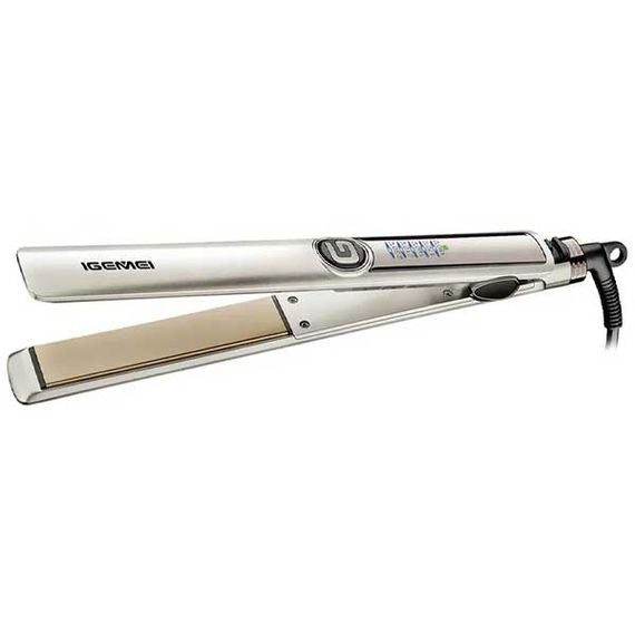 Утюжок для волосся Gemei GM-416 з турмаліновим покриттям білий