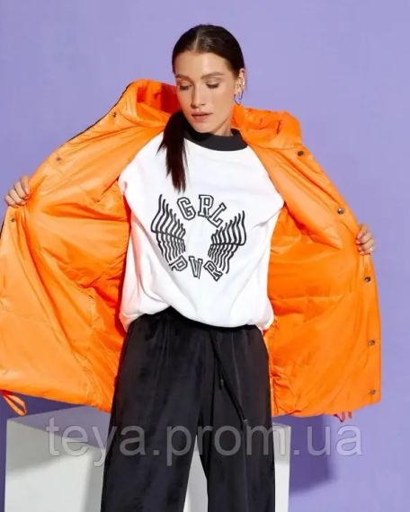 Куртка цвет черный/оранжевый размер XXL FI_002995 | Зображення 3