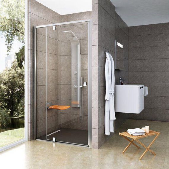 Душові двері Ravak Pivot PDOP 2- 110 Полір. алюм. Transparent | Зображення 4