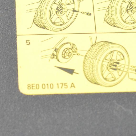 Ящик для інструментів Audi A6 C5 1997-2005 Ящик з інструментами домкрат ключ Ауді а6 ц5 4B5012109 8D9012116 8E0010175A | Зображення 5