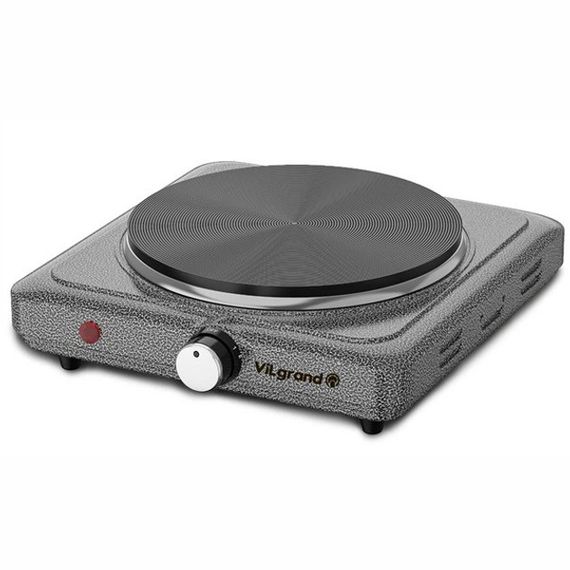 Електроплита Vilgrand VHP181F GRAY 1500Вт | Зображення 1