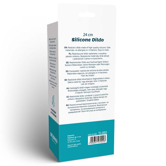 Фаллоимитатор - Erospace Natural Play Silicone Dildo D3, 24 см sexstyle | Зображення 9