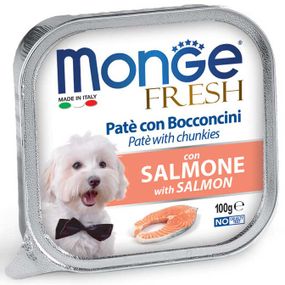 Корм Monge Dog Fresh Salmone влажный с лососем для взрослых собак 100 гр