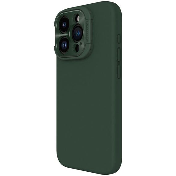 Чехол Silicone Nillkin LensWing Magnetic для Apple iPhone 15 Pro Max (6.7") Зеленый / Green | Зображення 1