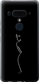 Чехол на HTC U12 Plus Силуэт1 "4590u-1712-17620"