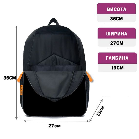 Рюкзак школьный детский Супер Марио"Super Mario" 36х27 см для мальчика (01056) | Зображення 1