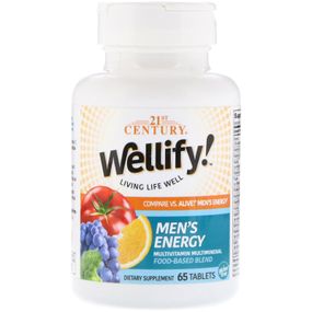 Витамины для мужчин Wellify! Men's Energy, Multivitamin Multimineral, 65 Tablets