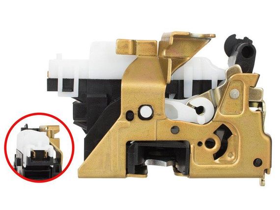 Renault Kangoo (от 1997-) правый замок боковой сдвижной двери, 8200051773Рено Кенго