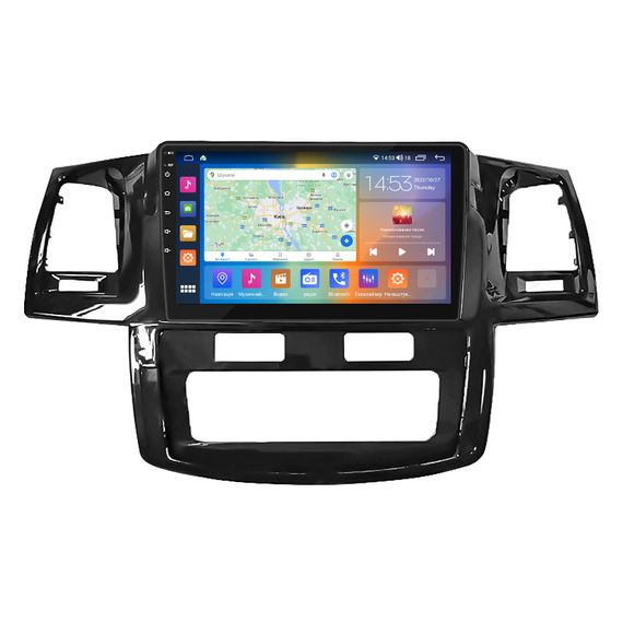 Штатна магнітола 9" Lesko для Toyota Fortuner I 2005-2015 2/32Gb CarPlay 4G Wi-Fi GPS Prime 8 ядер Тойота