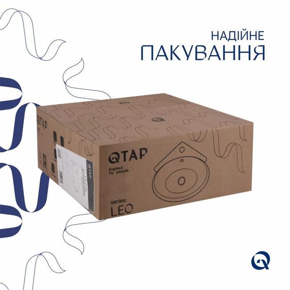 Раковина Qtap Leo 380x360x130 White QT11115010WN | Зображення 6