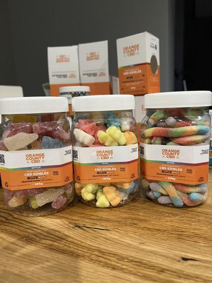 КБД Мармеладні цукерки для дорослих Orange Country CBD 1600мг (100шт) CBD КБД Каннабідіол Каннабіс Желейки | Зображення 1