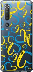 Чехол на Xiaomi Mi 10 Pro Сердца UA "5292u-1870-17620"