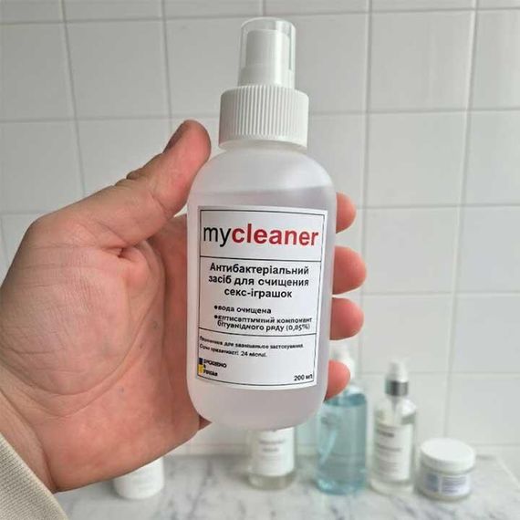 Антибактеріальний спрей для очищення секс-іграшок MyCleaner 200 мл Гігієнічний | Зображення 1