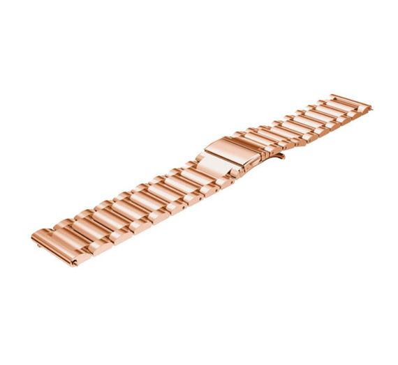 Металевий ремінець Primo для годинника Samsung Galaxy Watch 3 45mm (SM-R840) - Rose Gold | Зображення 2