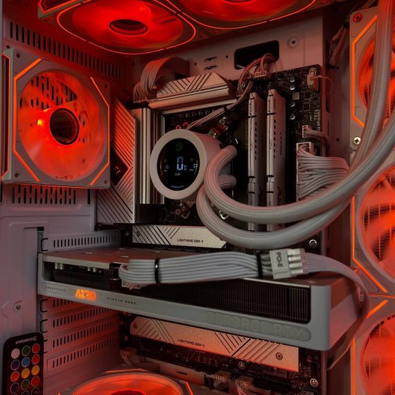 Збірка на замовлення: ігровий ПК GameMax Hype-M White Tower / AMD Ryzen 5 7500F (6 (12) ядер по 3,7 - 5,0 ГГц) / 32 ГБ DDR5 / 1000 ГБ SSD M.2 / nVidia GeForce RTX 5060 Ti, 16 ГБ GDDR7, 128-bit / 750 Вт б/в | Зображення 7