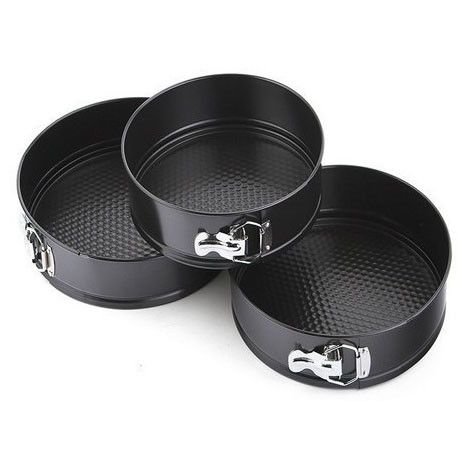 Металева форма для випікання набір Unique UN-1702 | Набір круглих форм роз'єму | WP-477 Жаростійка форма | Зображення 6