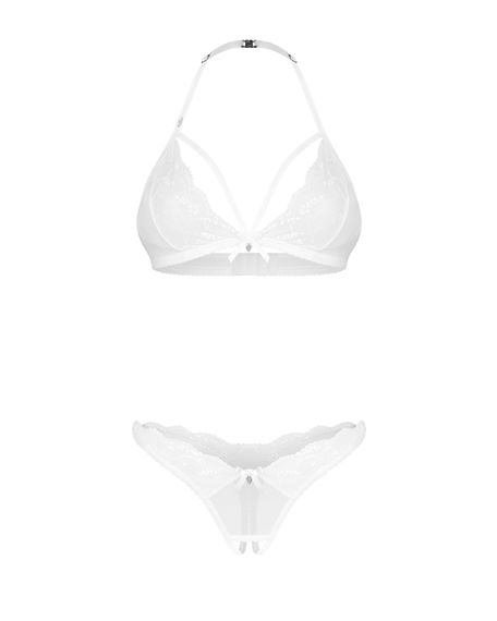 Комплект Obsessive Weddya 3-pcs set 2XL/3XL, Білий, 2XL/3XL | Зображення 3