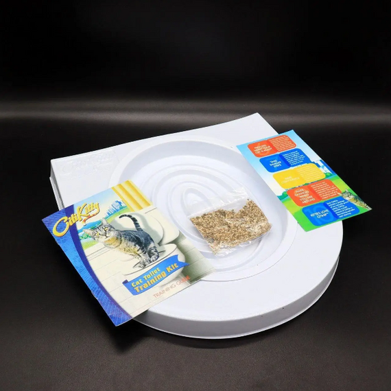 CitiKitty Котячий туалет, Накладка на унітаз для котів   знижка | Зображення 9