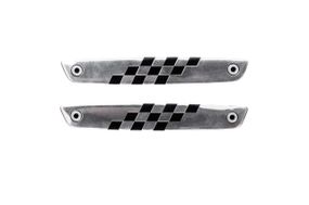 Наклейка (набор)   шильдик   CHECKERED FLAGS   (13.5x2см)