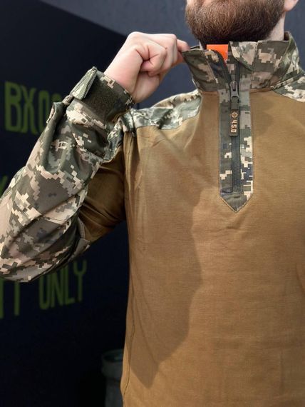 Тактичний Військовий Убакс Койот/Піксель 4.5.0 Покращений Under Body Armor Combat Shirt | Зображення 7